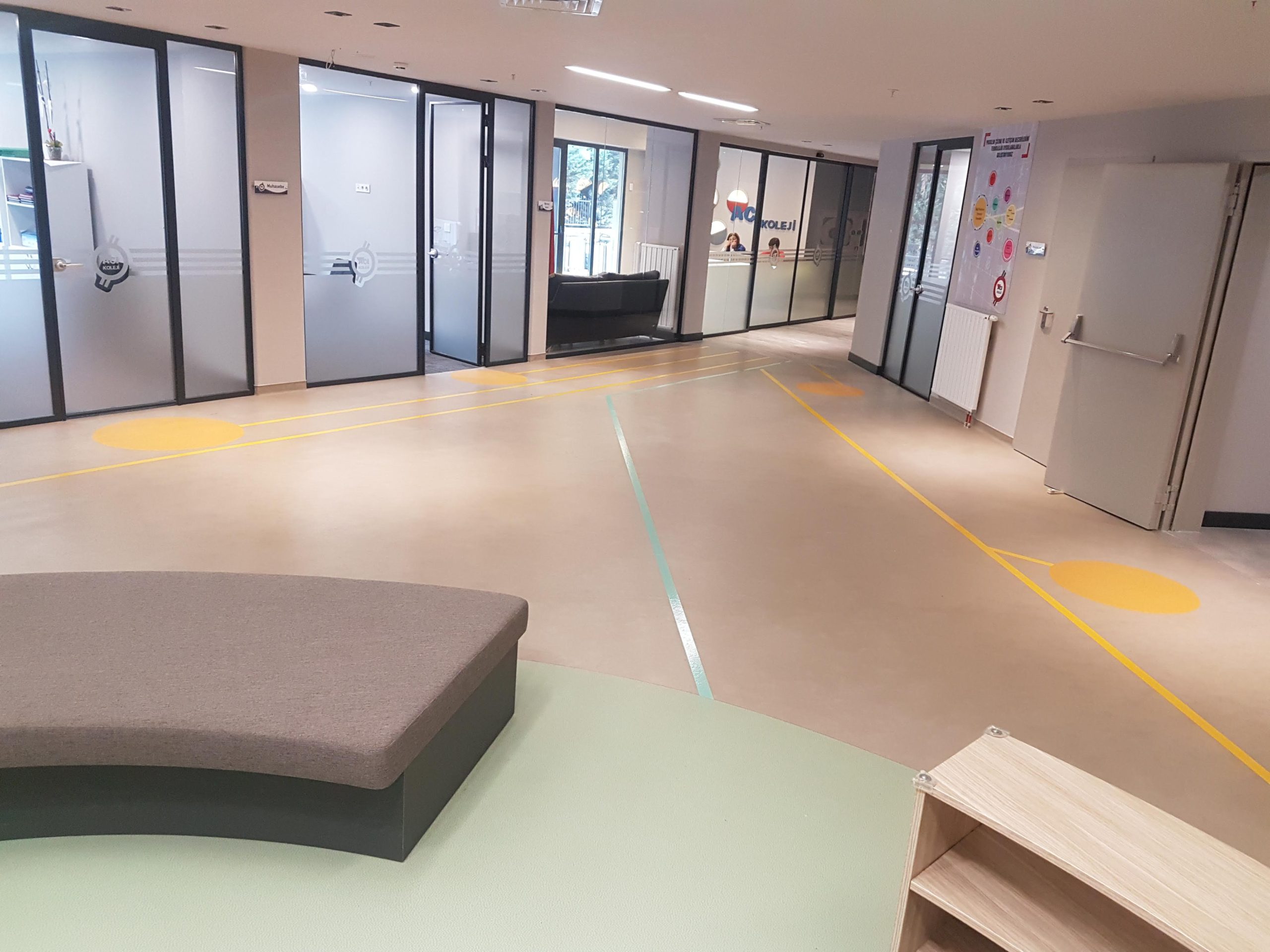 Açı Koleji Pvc Zemin Kaplama