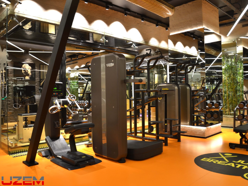 Nişantaşı City’s Fitness spor salonu PVC zemin kaplama – dayanıklı vinil spor zemini uygulaması